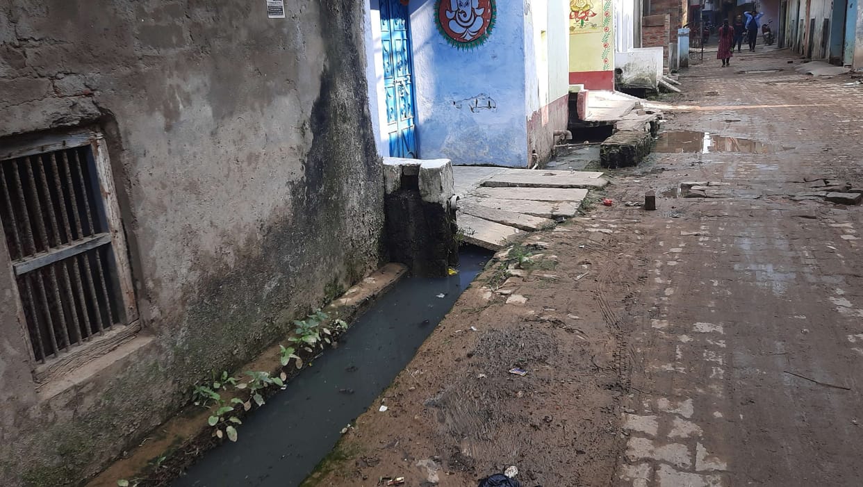Fear of accident due to open drains, disease spreading
