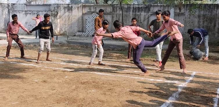 Students showed stamina in sports competition