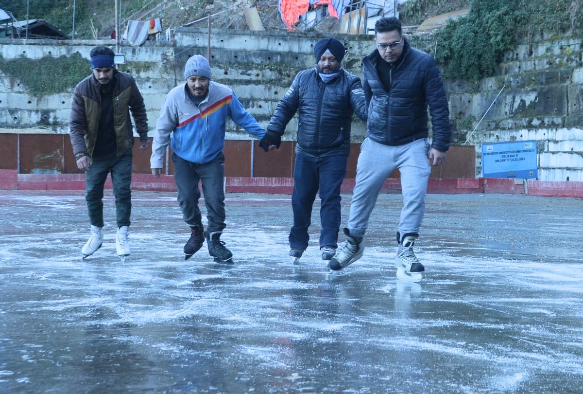 ice skating trial successful skating started in shimla from 16 December