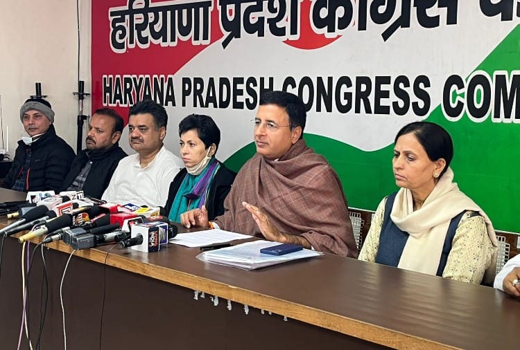 Congress leader Randeep Surjewala made serious allegations against Haryana government