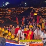 झांसी के किले पर 75 हजार दीप जलाकर दीपोत्सव का आयोजन हुआ