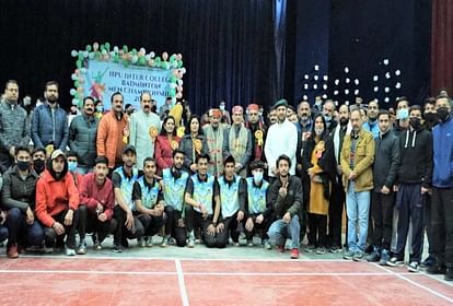 Inter College Badminton Competition: Hamirpur, Bilaspur and PG Center start with victory