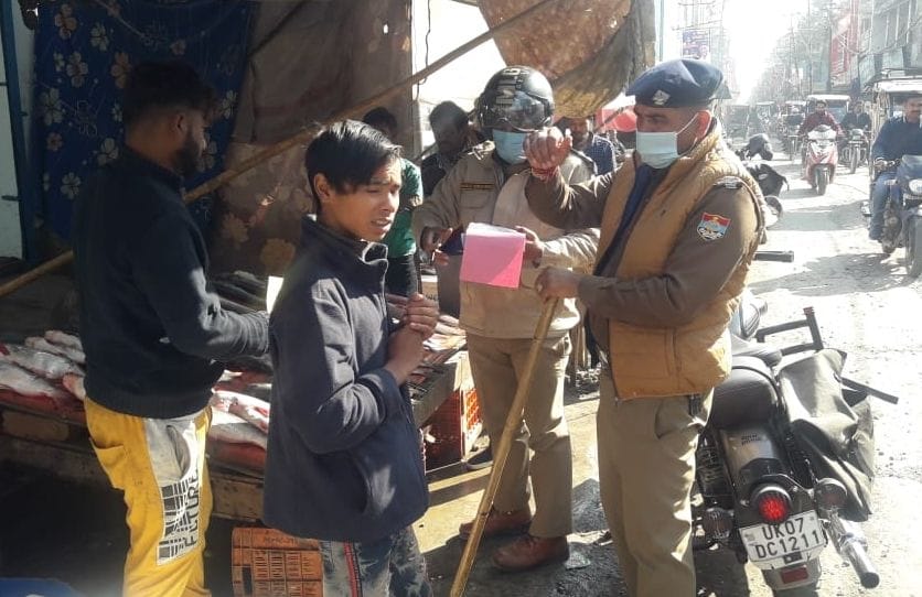 Stick on encroachment, deducted 20 challans
