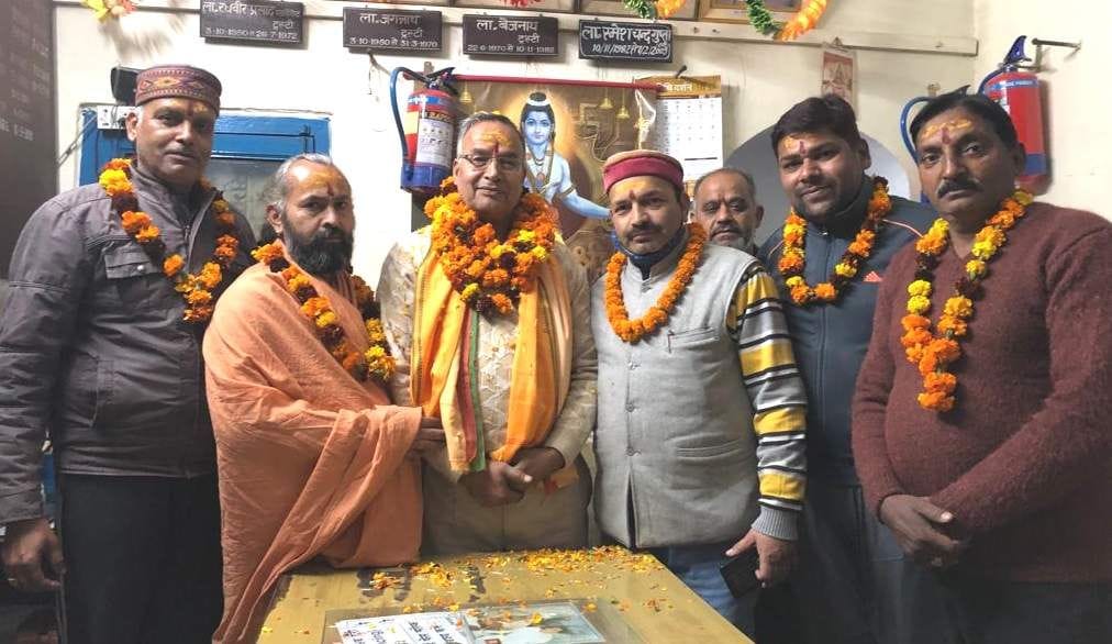 Pilgrims honored Krishnakant Kothial