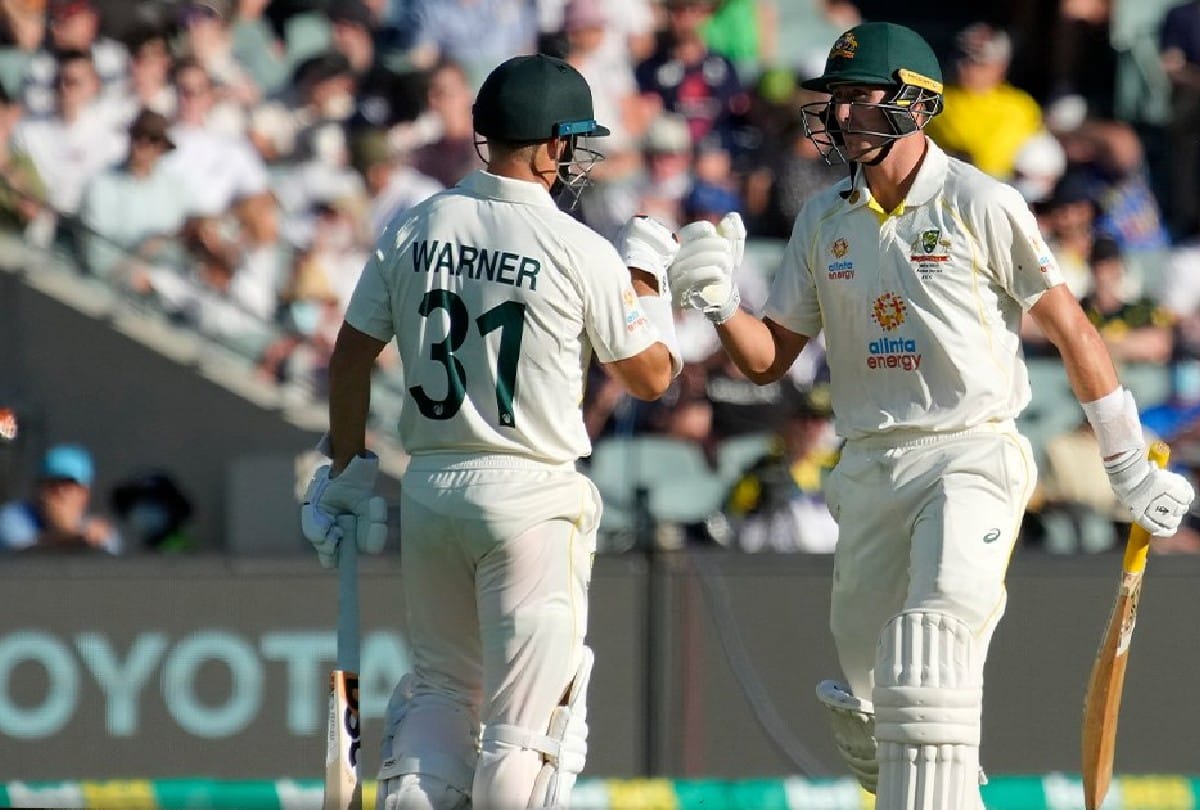 AUS vs ENG Australia in commanding Position in second ashes test David warner and Labuschange scores