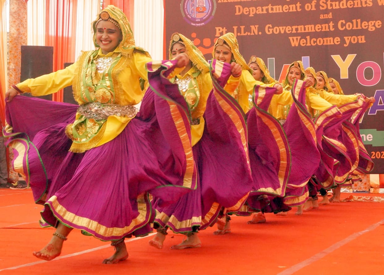 The girls applauded in dance and song, the conclusion of the three-day Zonal Youth Festival