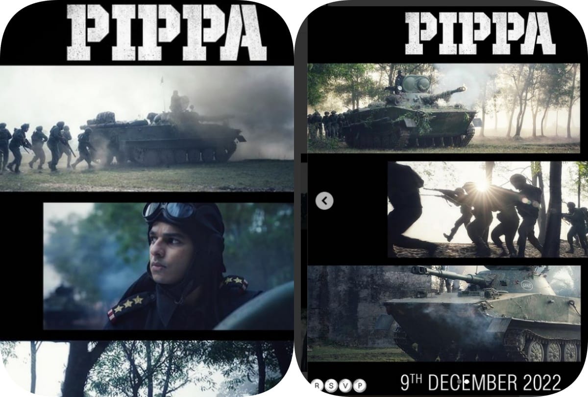 Ishaan Khatter Mrunal Thakur Film Pippa to release in December 9 2022