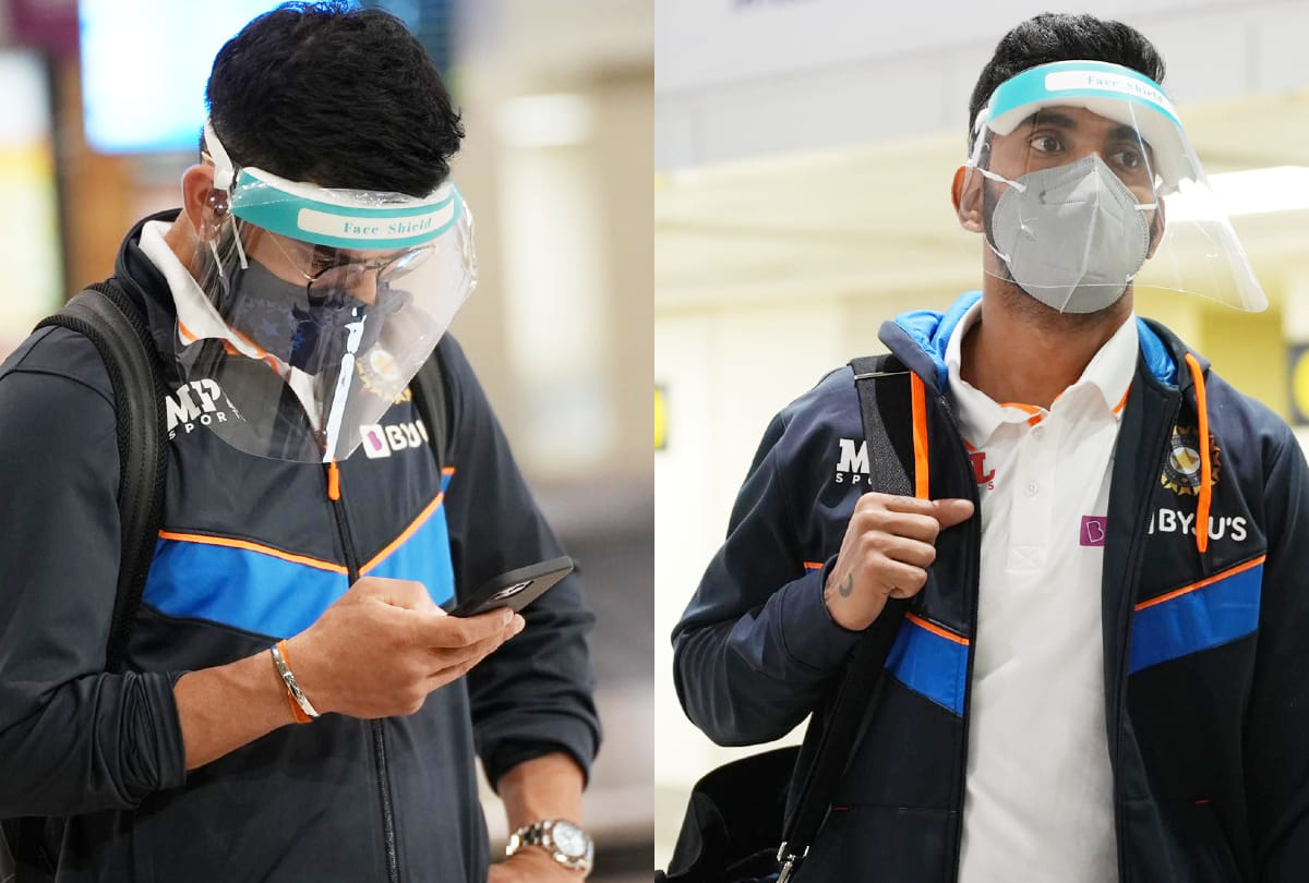 PHOTOS: Team India reached Africa amidst the threat of Omicron Corona Variant, Kohli-Rahul coach dravid seen in face shield