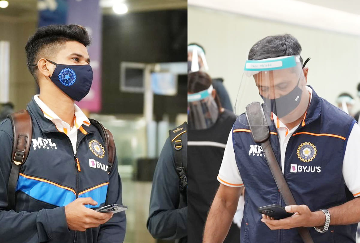 PHOTOS: Team India reached Africa amidst the threat of Omicron Corona Variant, Kohli-Rahul coach dravid seen in face shield