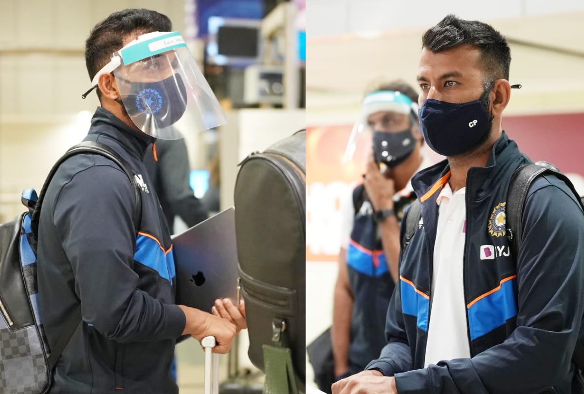 PHOTOS: Team India reached Africa amidst the threat of Omicron Corona Variant, Kohli-Rahul coach dravid seen in face shield
