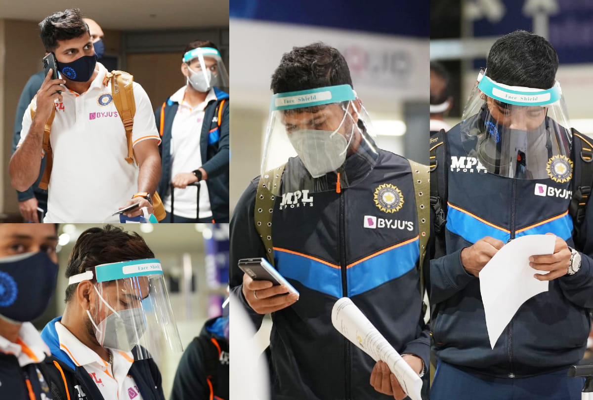 PHOTOS: Team India reached Africa amidst the threat of Omicron Corona Variant, Kohli-Rahul coach dravid seen in face shield