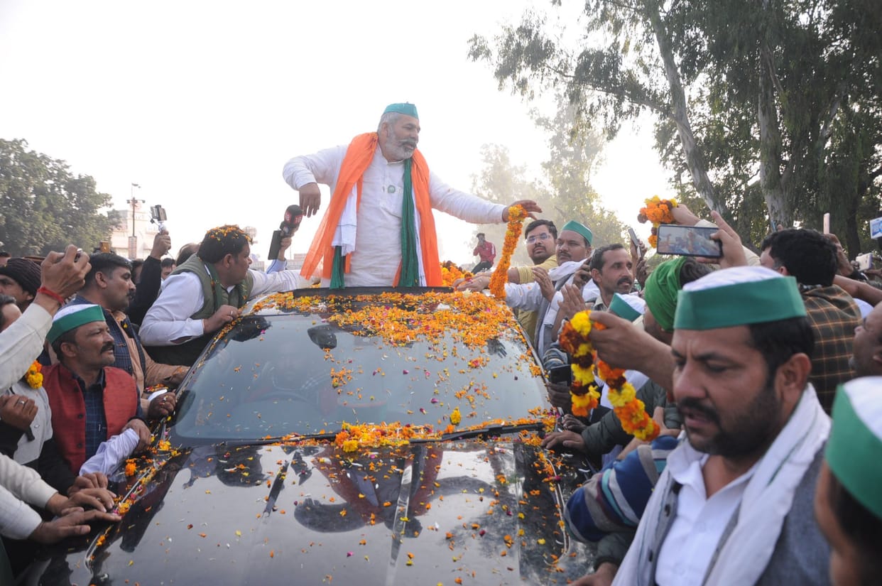 Diwali in Sisauli, Rakesh Tikait returned home after 383 days