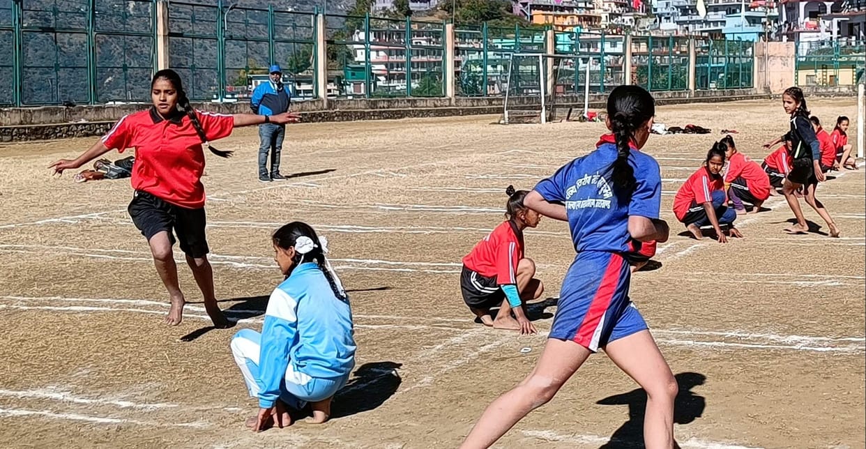 Gairsain Block's team topped in Kho-Kho