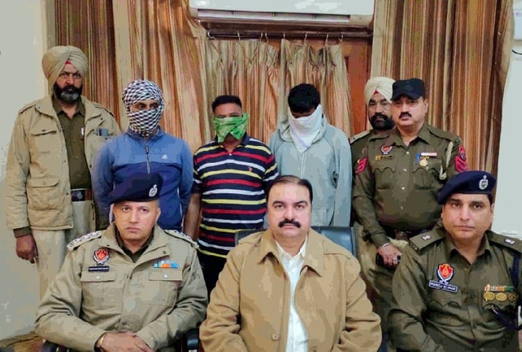 Police caught three robbers in Amritsar of Punjab