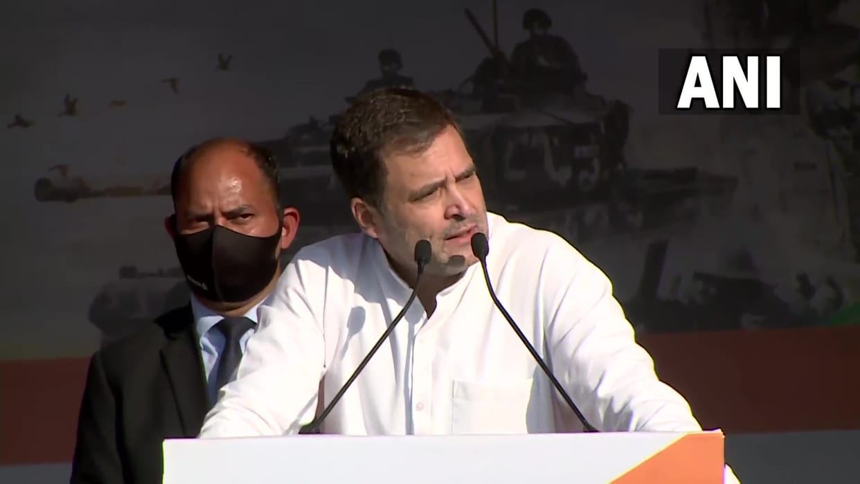 Rahul Gandhi said government created jumla for India and jobs for China