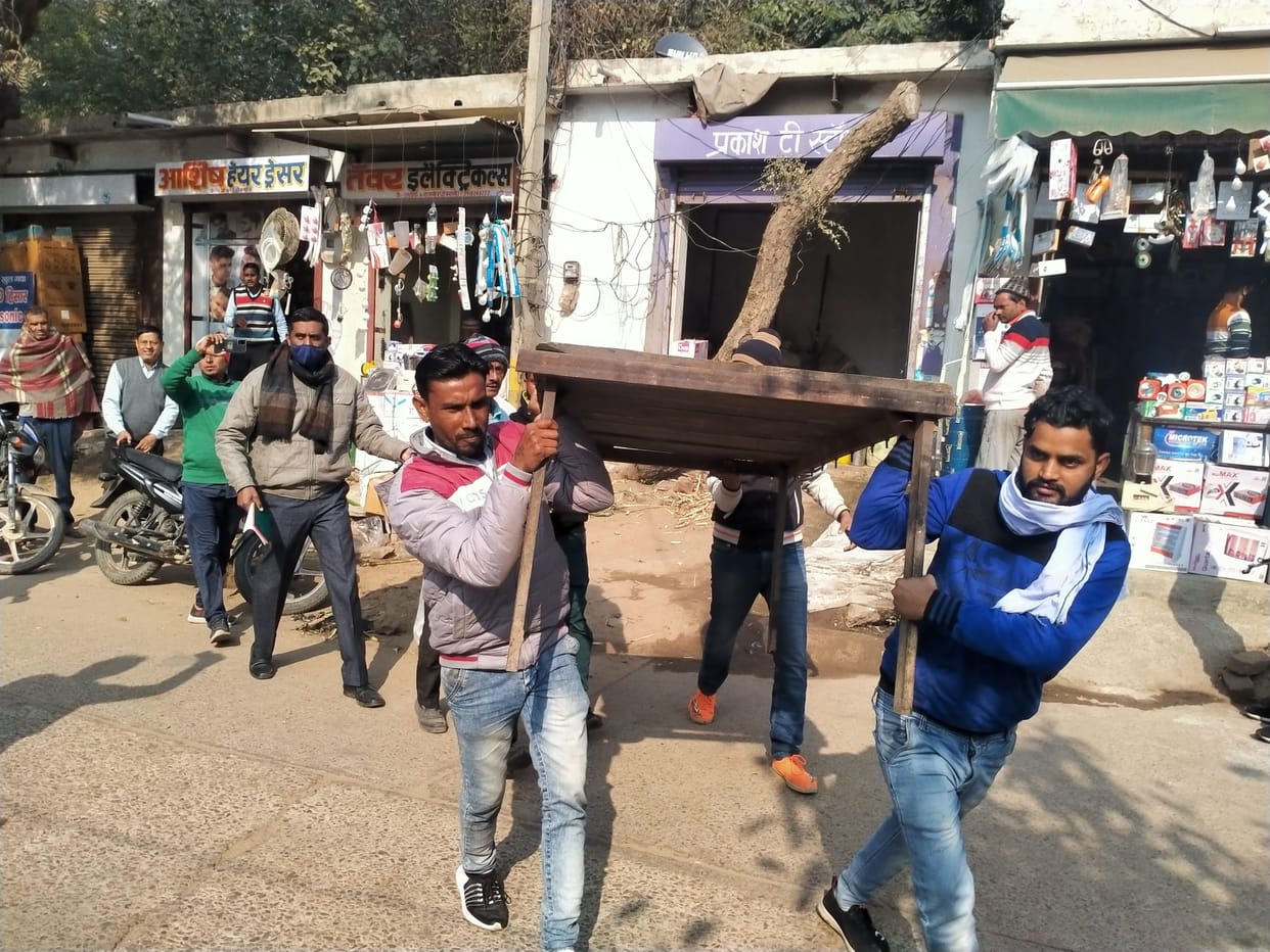NAPA employees launched encroachment removal campaign, officials remained missing, clashes with shopkeepers