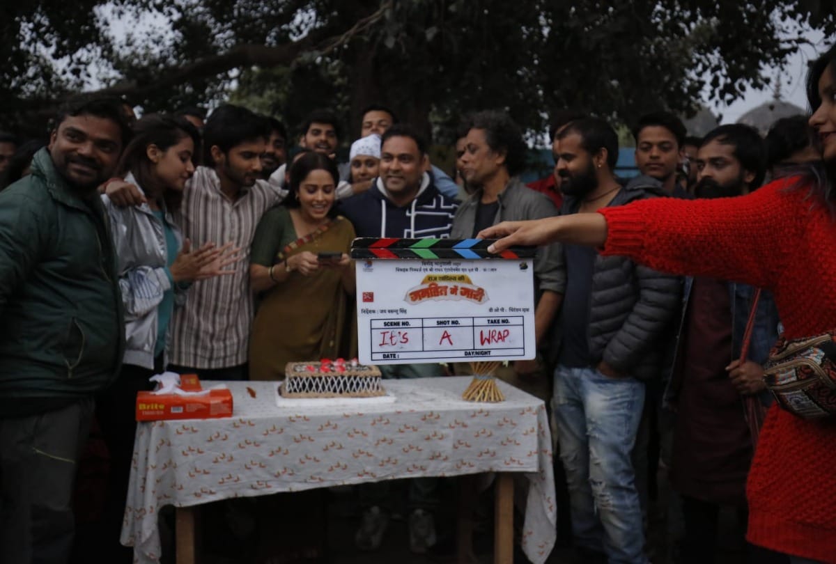 Nushrratt Bharuccha wrap up vinod bhanushali upcoming film janhit mein jaari shoot in madhya pradesh