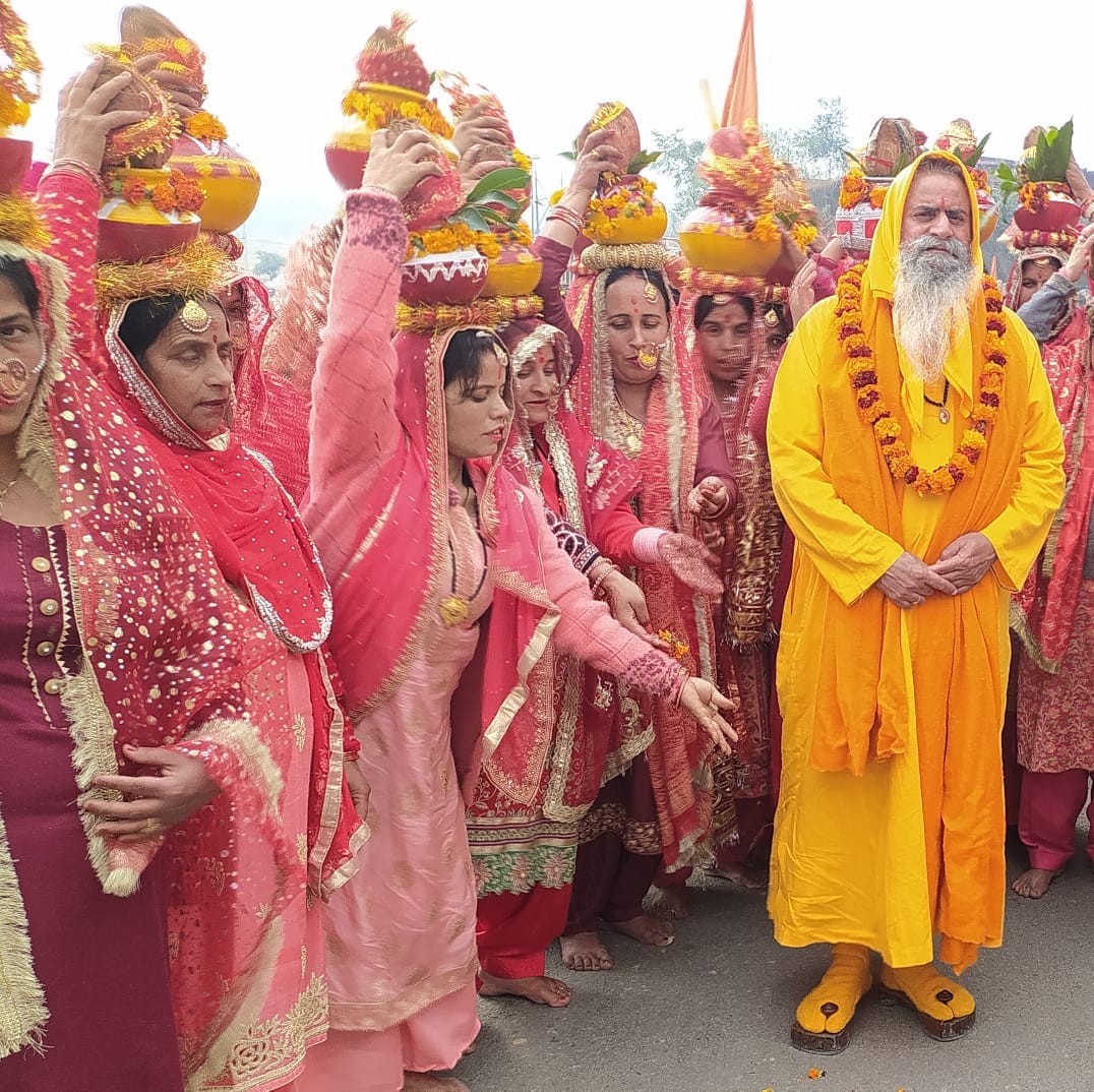 Bhagwat Katha started with Kalash Yatra