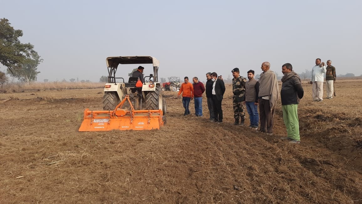 Sixty quintal seeds provided by the department