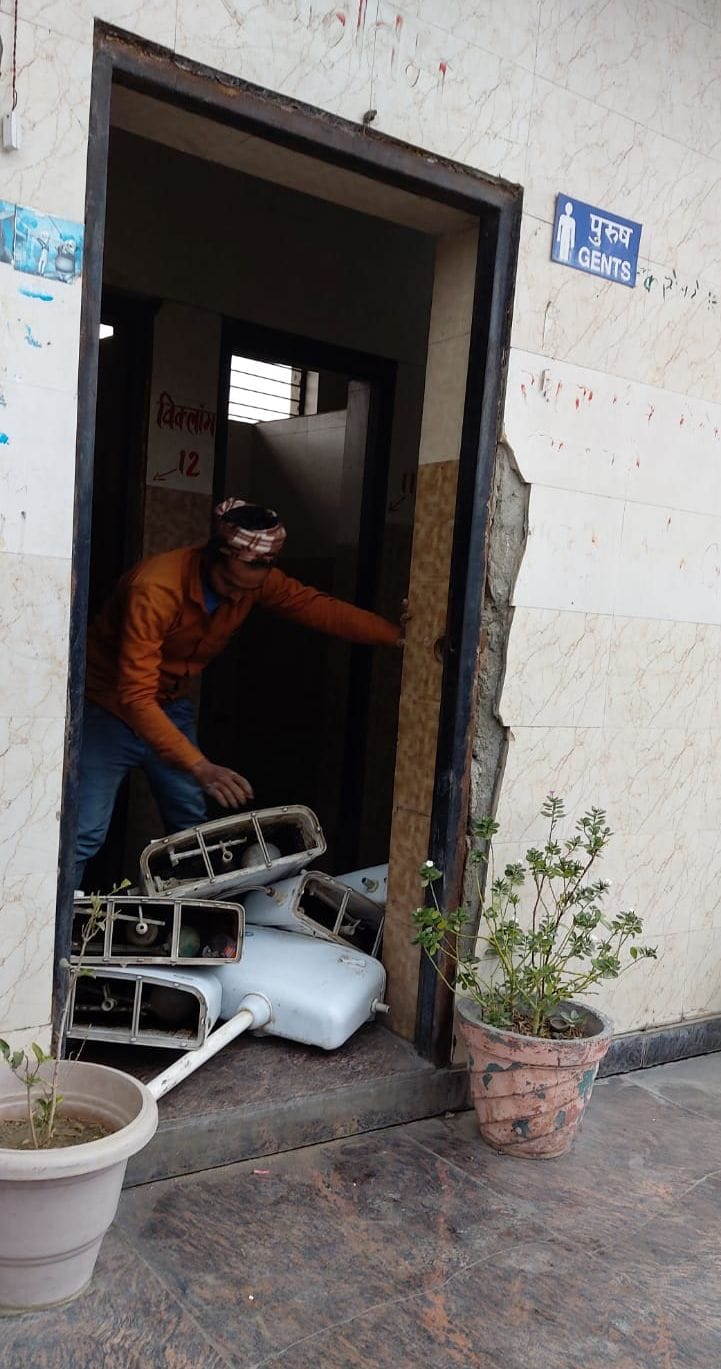 First toilet built from 35 lakhs, now broken