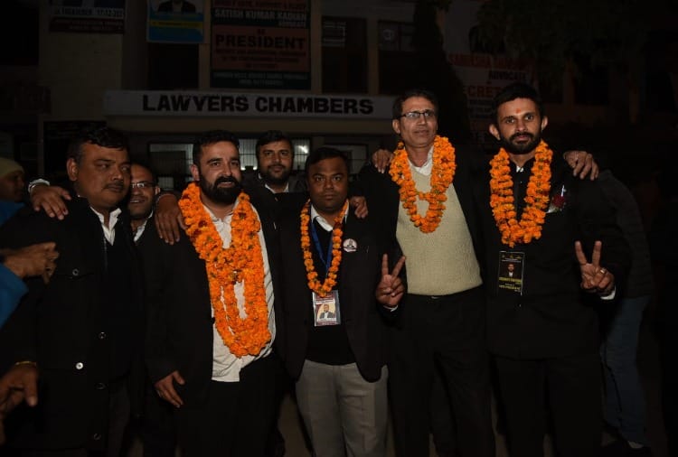 Satish Kadyan became the President of Panchkula Bar Association