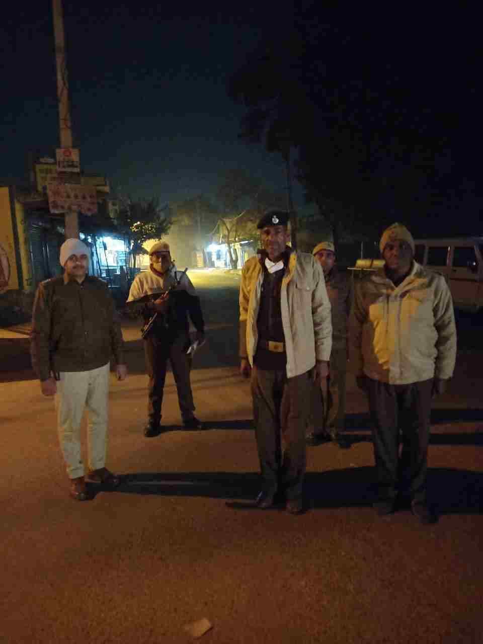 Police seized 66 challans and three during night patrol