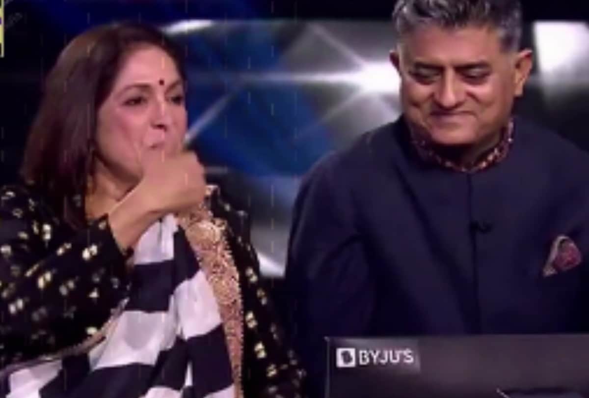 Kaun Banega Crorepati 13 actress neena gupta blame amitabh bachchan after she is forced to end the game