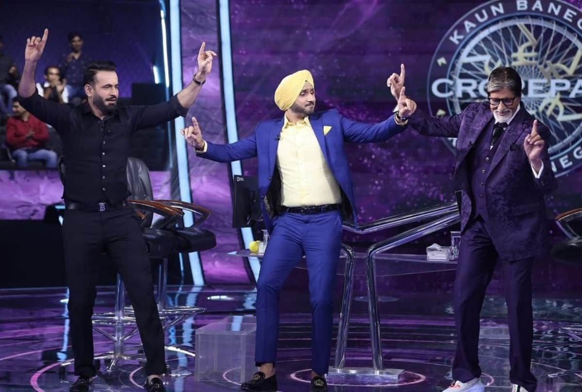 KBC 13 Harbhajan Singh did terrific Bhangra with Amitabh Bachchan the video will win your heart
