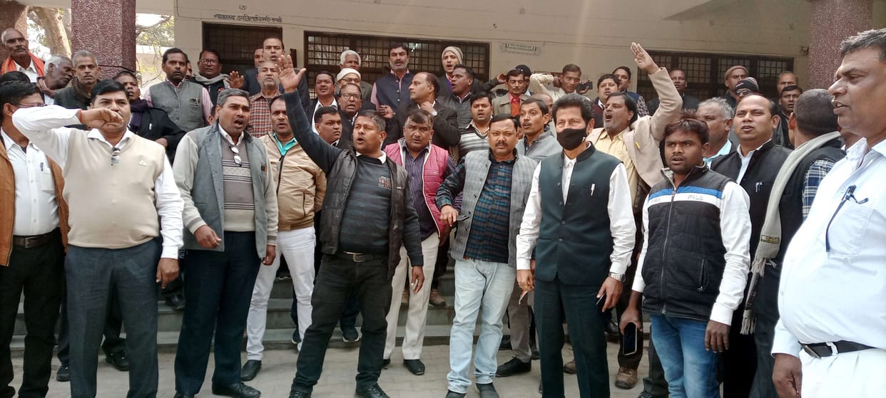Advocates also adamant, protested against the transfer of SDM