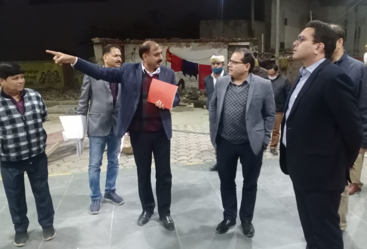 Mathura: MD inspected multi parking and bus stand