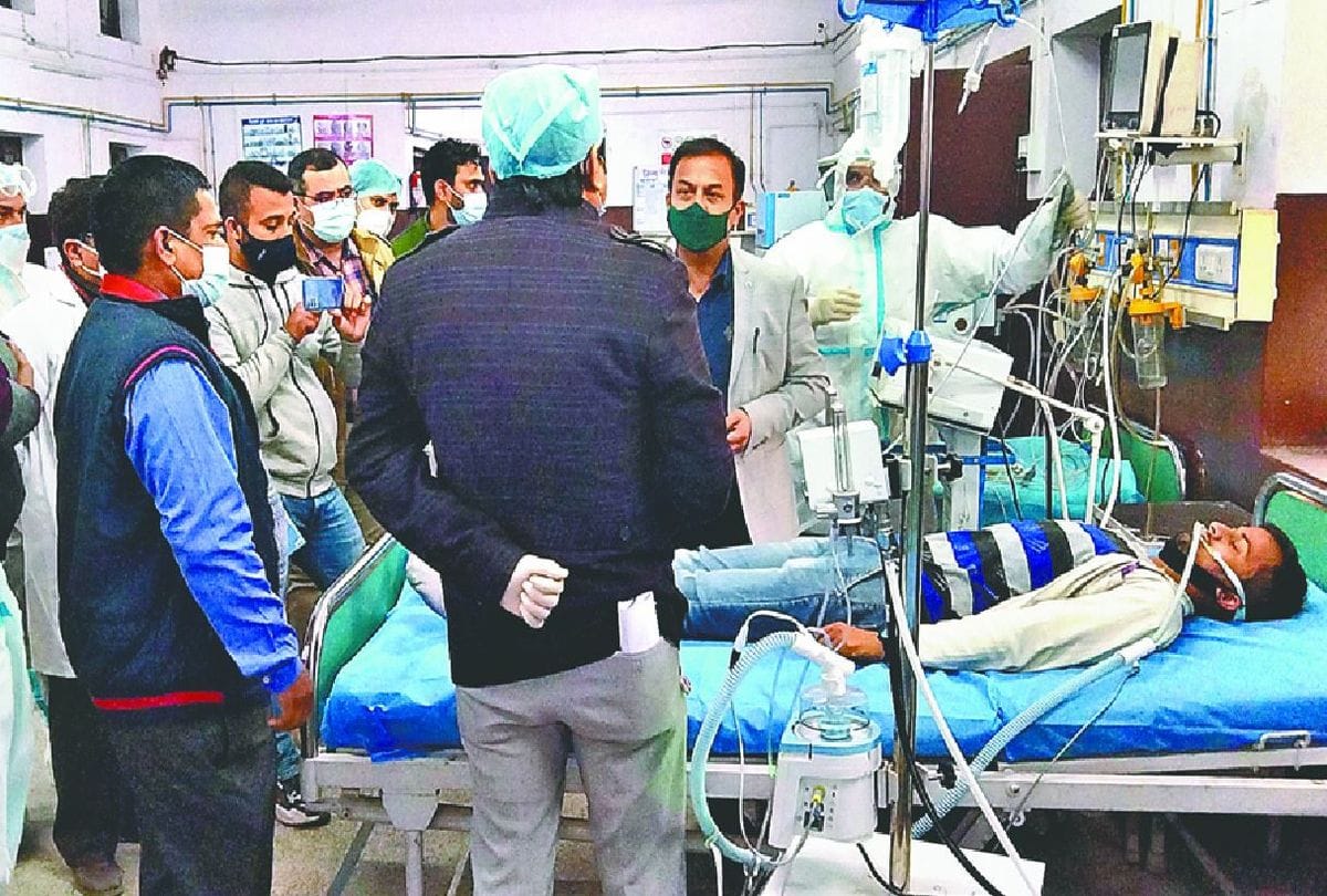 health department mock drill at new PICU wards in Agra