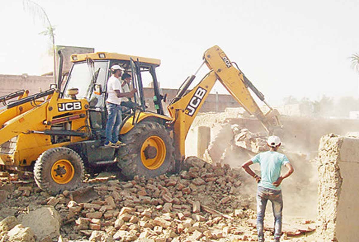 bulldozer may thunder soon in land mafia in kaushambi