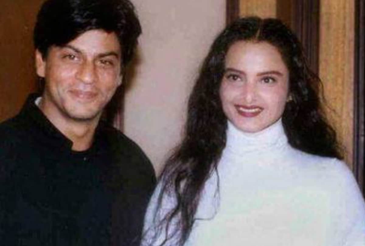 rekha got emotional when talked about shahrukh khan on stage called him diamond