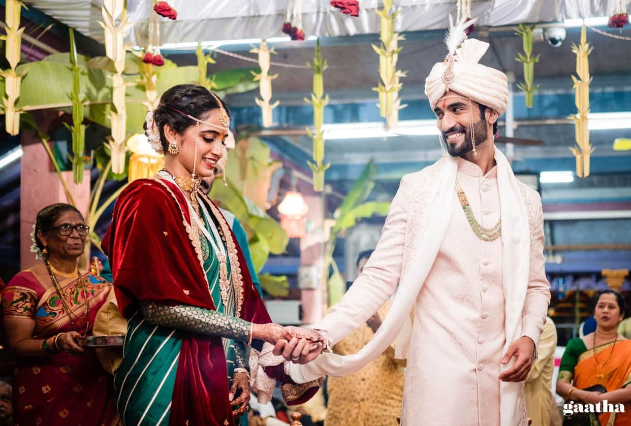 actor Milind Gunaji Son Abhishek Gunaji Ties Knot With Radha Patil in a Private Ceremony