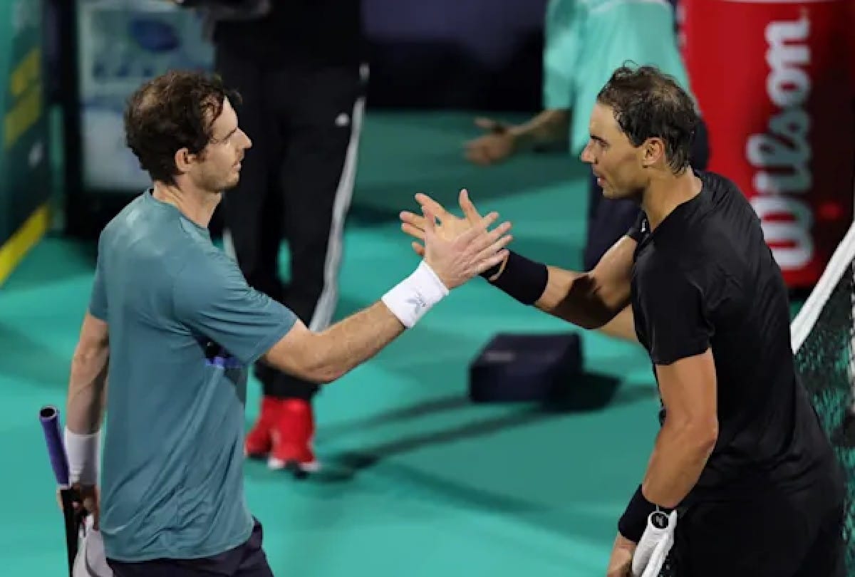 Abu Dhabi exhibition event Andy Murray beats Rafael nadal in semifinal