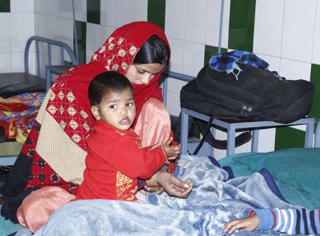 Children started falling prey to winter diarrhea and pneumonia