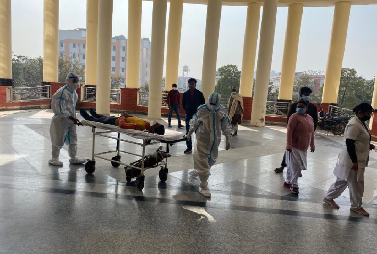 Mock Drill in BRD Medical College on omicron