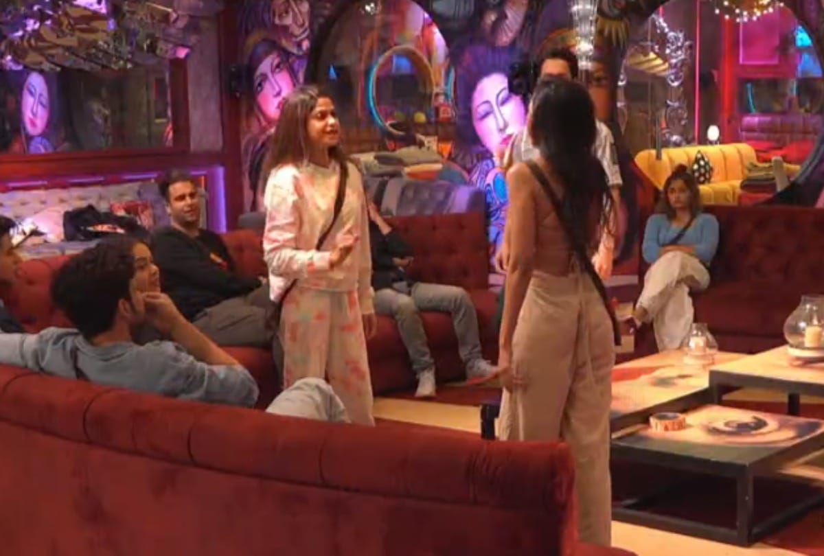 bigg boss 15 tejasswi prakash called shamita shetty jhoothi both gets into big fight