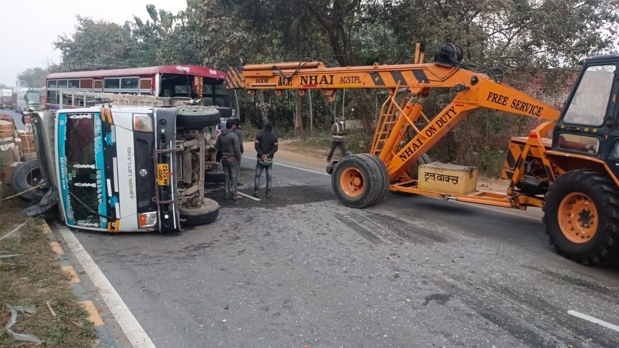 one injured in road accident
