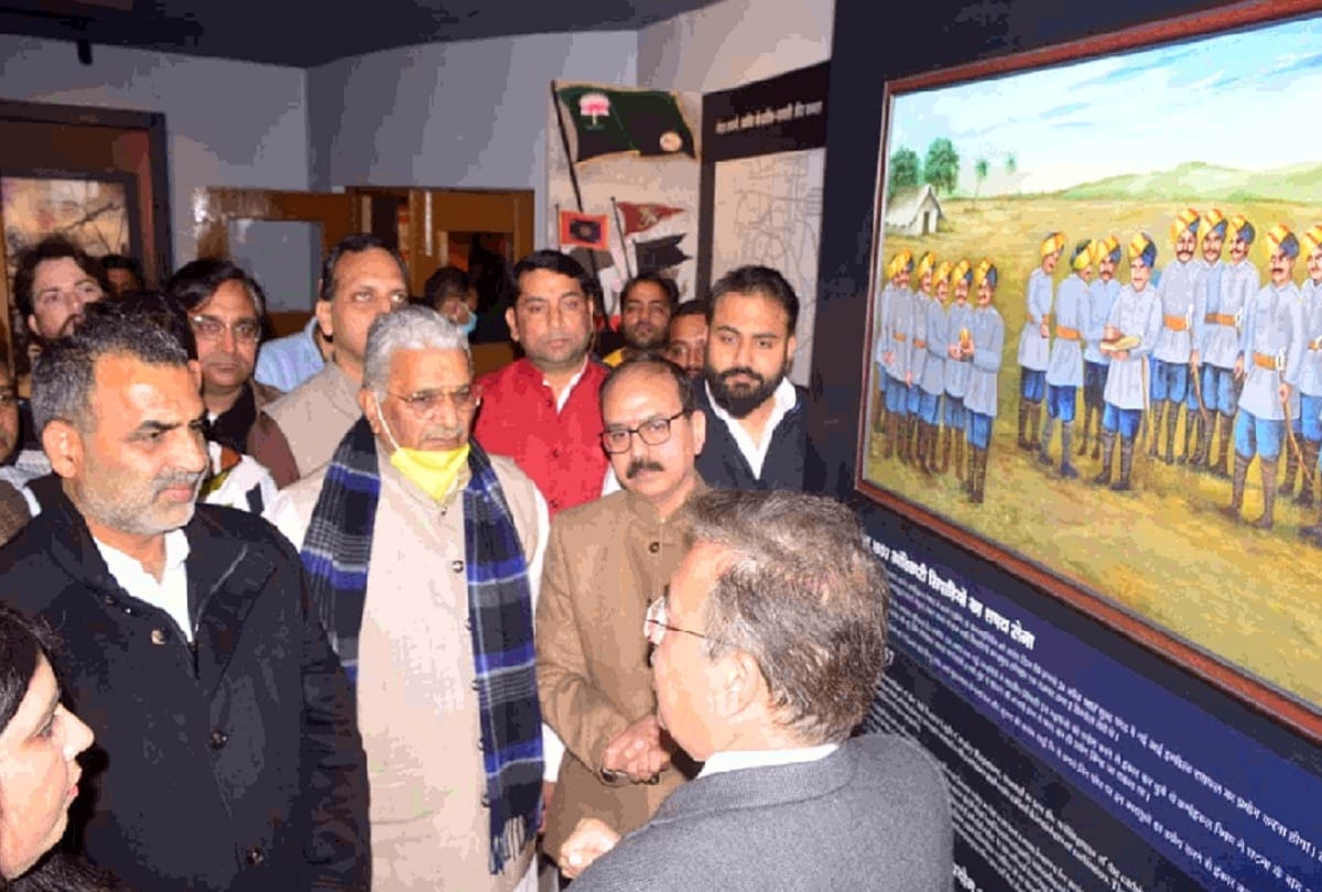 Union Minister Dr. Sanjeev Balyan inaugurated five galleries depicting glory of 1857 at State Freedom Struggle Museum located at the Martyrs Memorial
