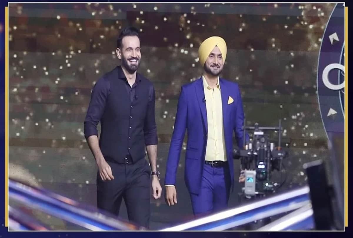Kaun Banega Crorepati 13 amitabh bachchan gave surprise to harbhajan singh, cricketer get emotional and started crying to see her daughter on video message