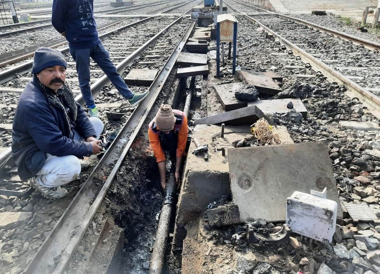 Leakage was found in two places in the pipeline, yet the leakage of diesel did not stop