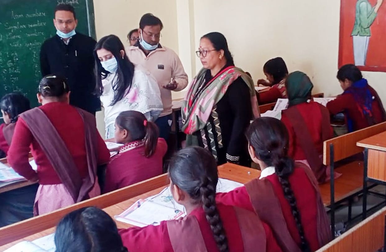 Children of Kasturba School found weak in studies, DM taught