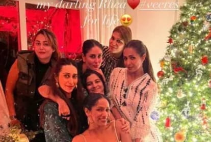 rhea kapoor shares Christmas celebration pictures in between karan johar Covid 19 controversy