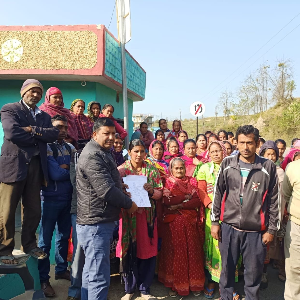 Women Protested Against Stone Crusher
