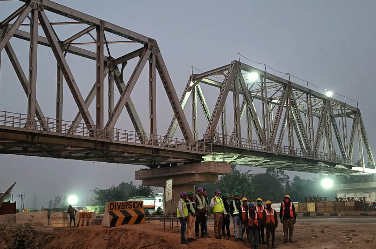 Accelerated construction of dedicated freight corridor