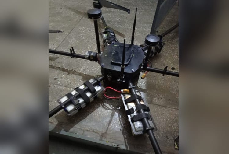 Drone flying at low height in Firozpur was caught by BSF