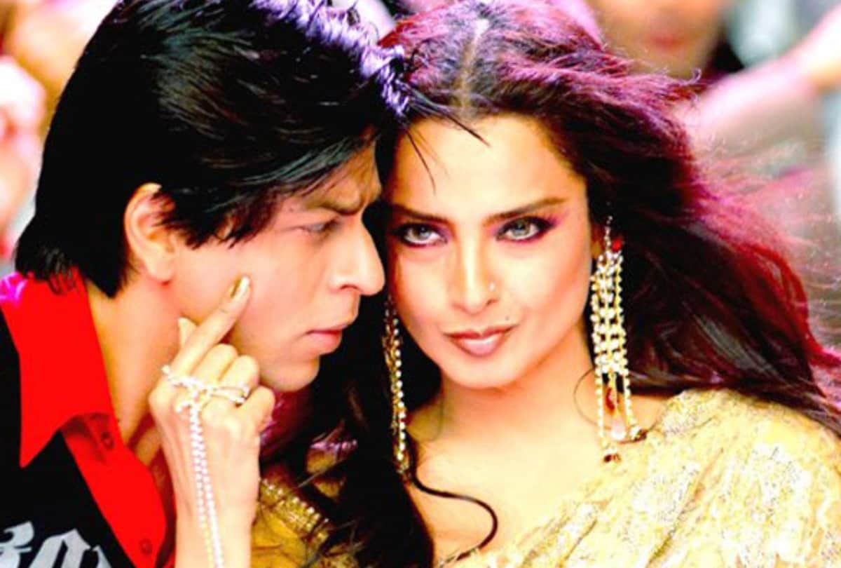 rekha got emotional when talked about shahrukh khan on stage called him diamond