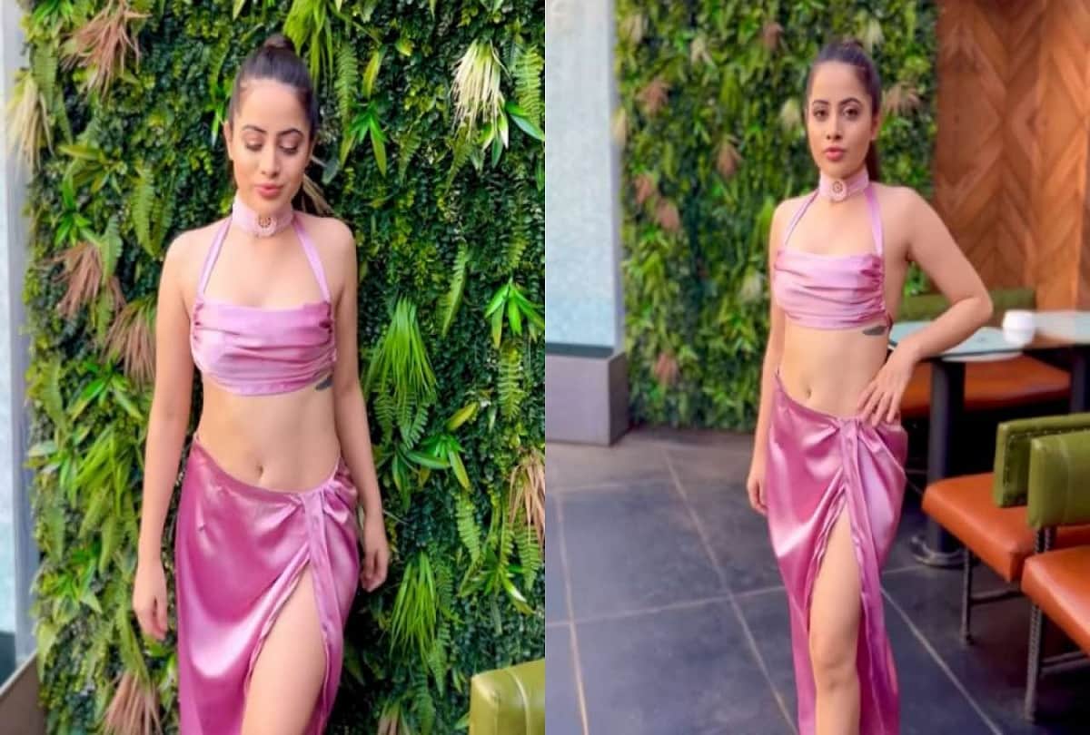 Urfi Javed gets brutally trolled for stitching bold outfit from satin fabric