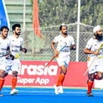 जापान के खिलाफ मैच के दौरान भारतीय खिलाड़ी